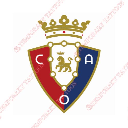 Osasuna Customize Temporary Tattoos Stickers NO.8425